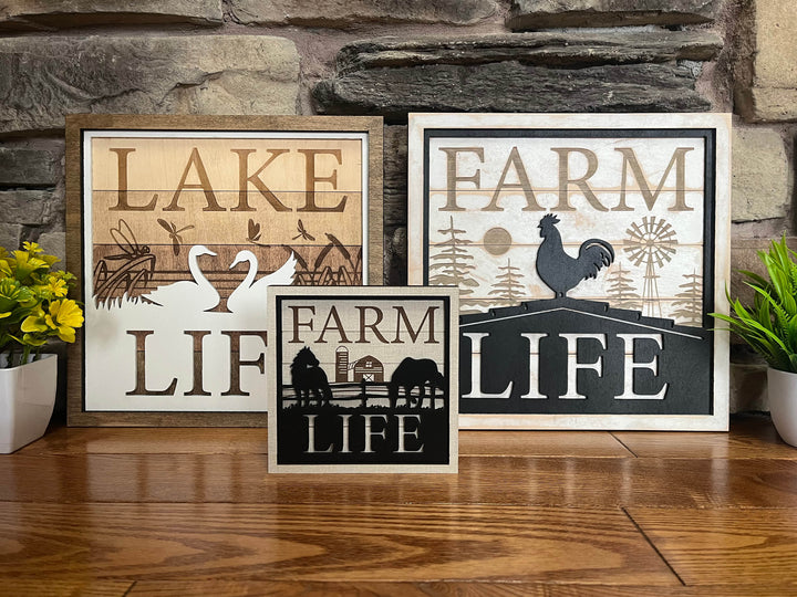 LIFE Signs and Stands - 18 Designs - Laser Ready File - All Lasers ...