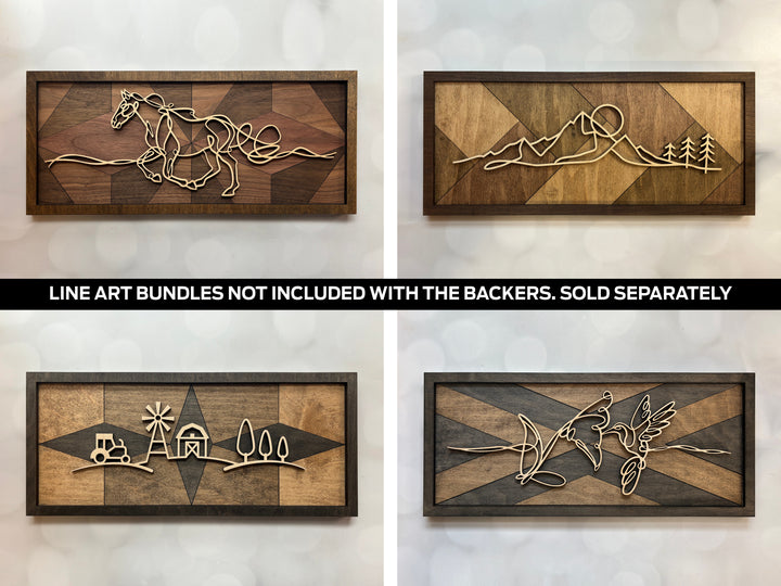 BACKERS BUNDLE #1 for Line Art Signs - 7 DESIGNS – That Laser Dude