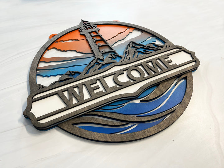 Lighthousecu Sign In Lighthouse Sign - Layered Assemble and Non Assemble – That Laser Dude
