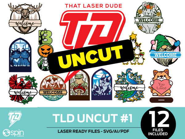 TLD UNCUT Bundle #1 - 12 Files included