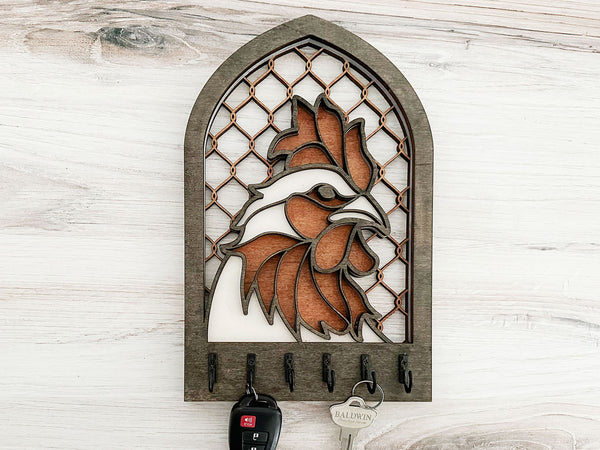 Chicken Arch Key Hanger or Decor - Laser Ready file - Glowforge and All Lasers
