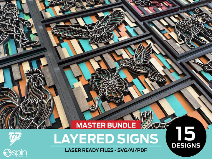 Layered Signs Master – That Laser Dude