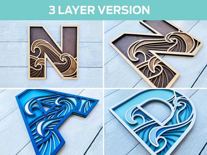 Wave Letters - A-Z – That Laser Dude