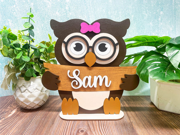 Owl Stand - Personalizable
