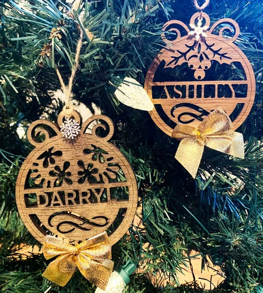 Personalized Christmas Ornament Package
