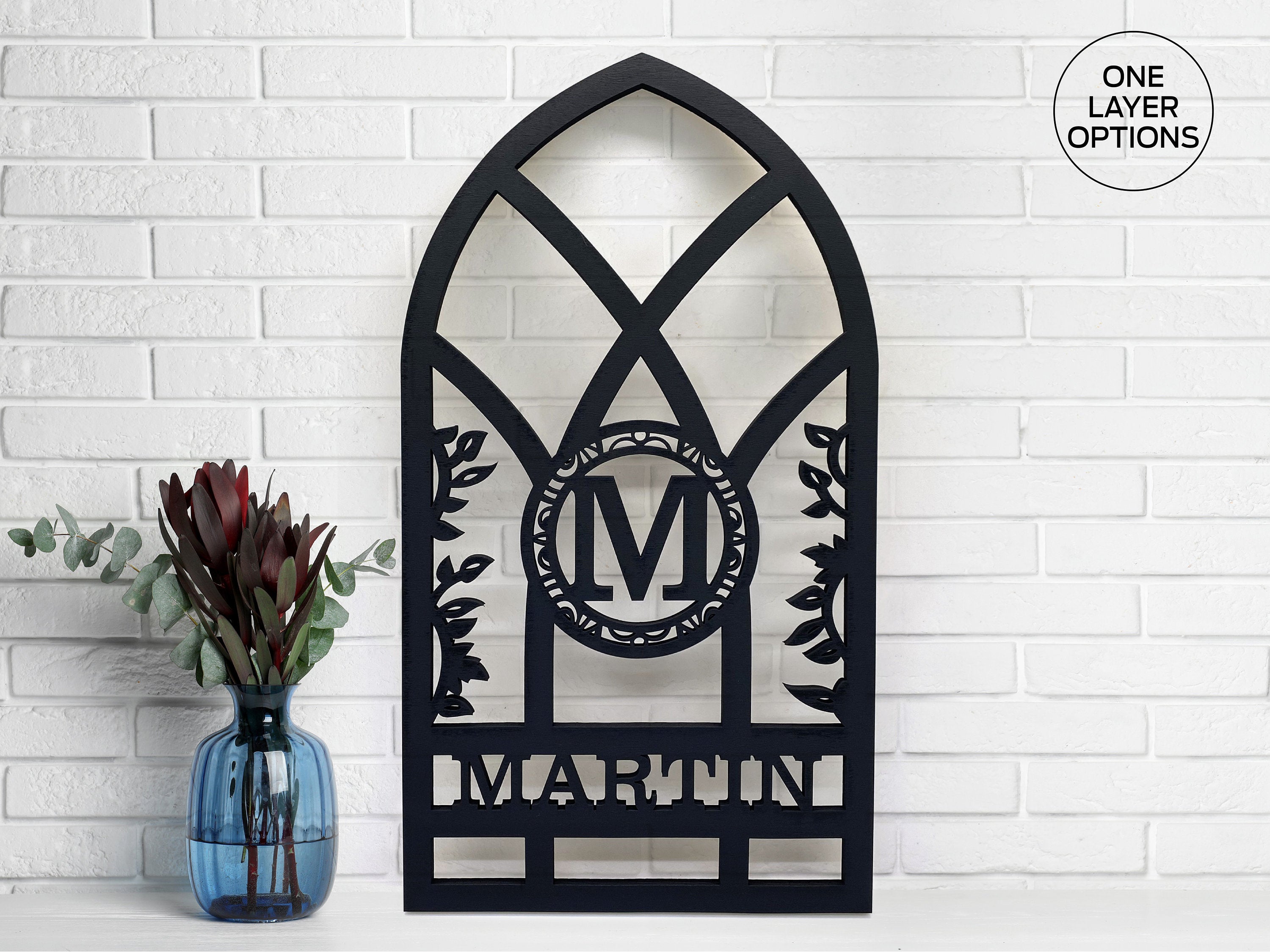 Google Window Monogram Arch Window Monograms – That Laser Dude
