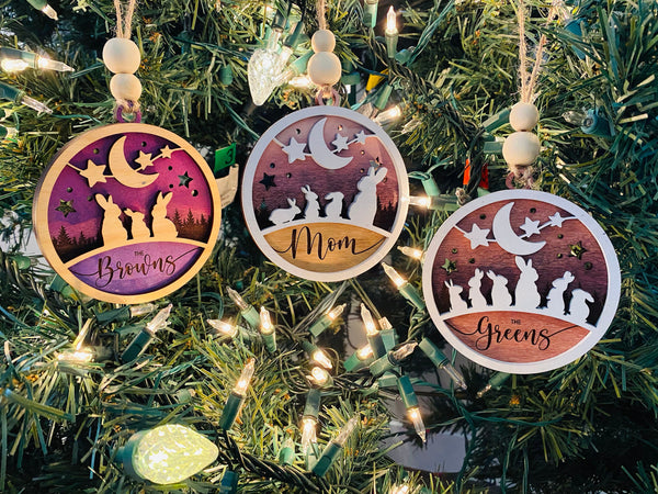 Family Bunny Ornaments
