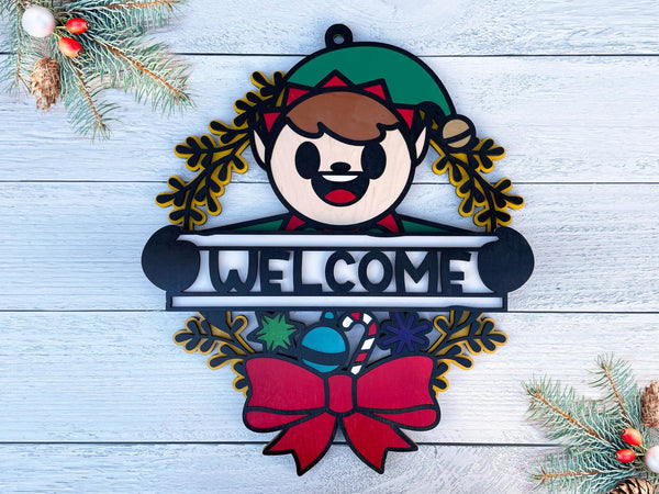 Wreath - Elf - Assemble and Non Assemble