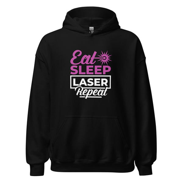Eat. Sleep. Laser Hoodie - Unisex